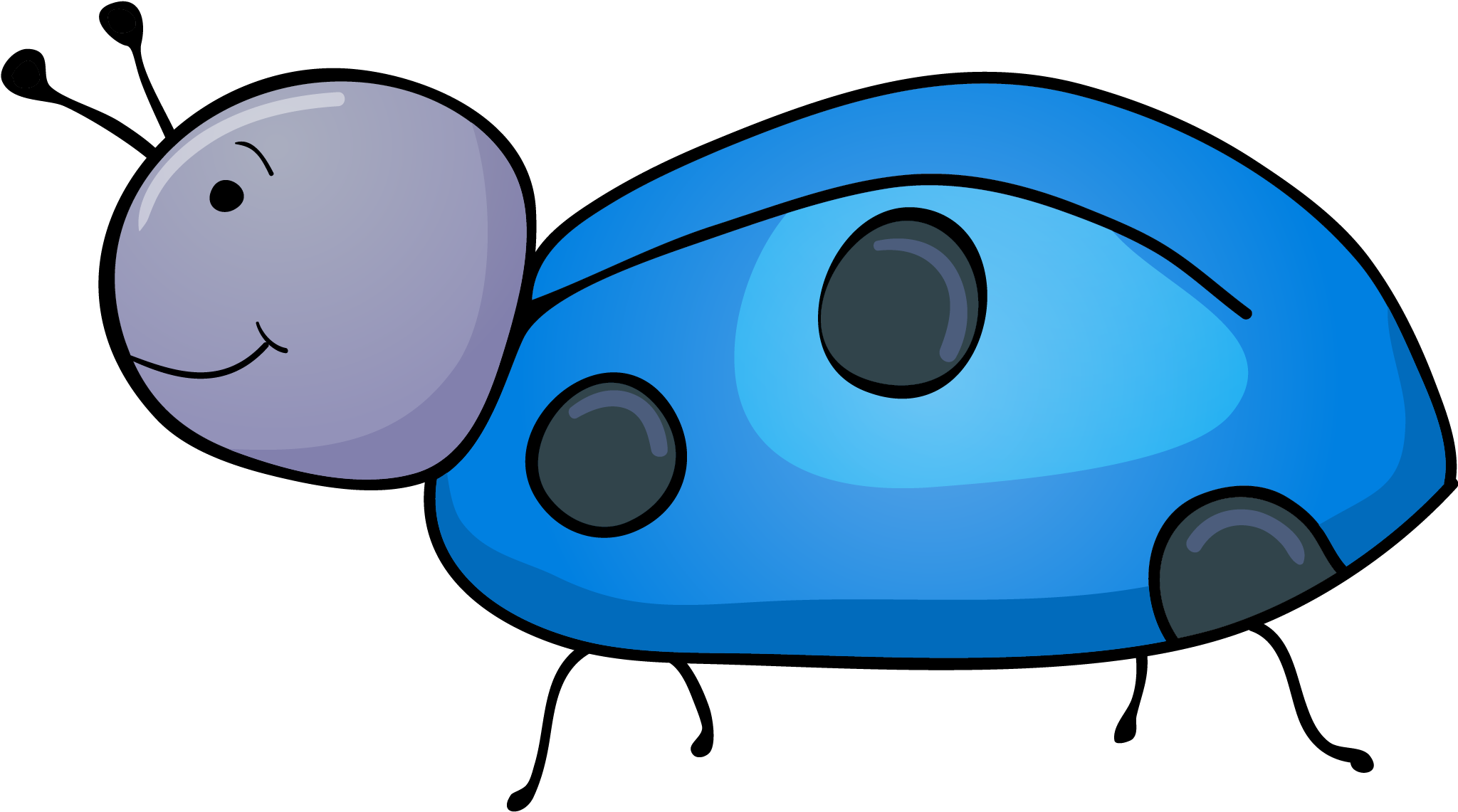 Beetle Ladybird Drawing Clip Art - Cartoon (2083x2083)