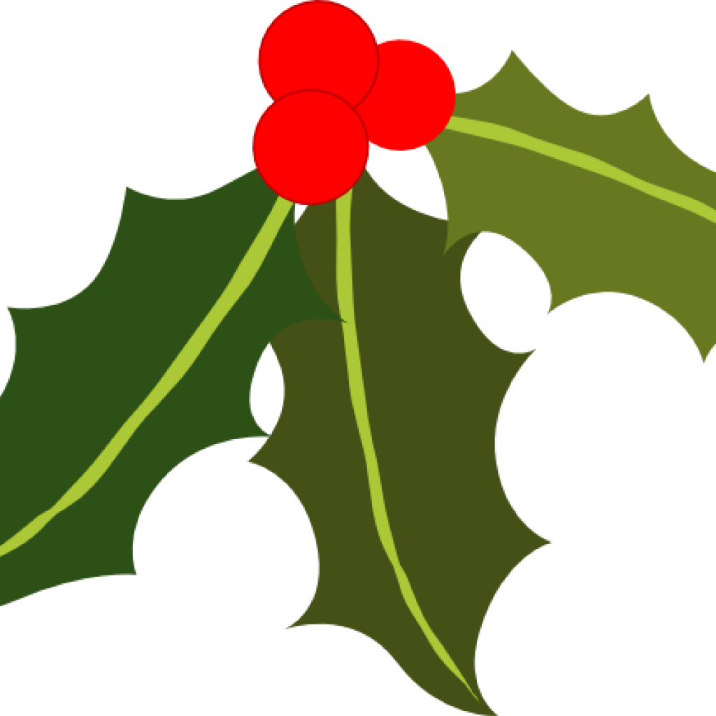 Holly Clipart Holly Clip Art At Clker Vector Clip Art - Deluxe Jungen Mädchen Baby Kleinkind Weihnachten Festlich (1024x1024)