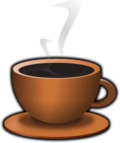 Coffee Cup Clip Arts Danaspdi Top - Clipart A Cup Of Coffee (423x504)