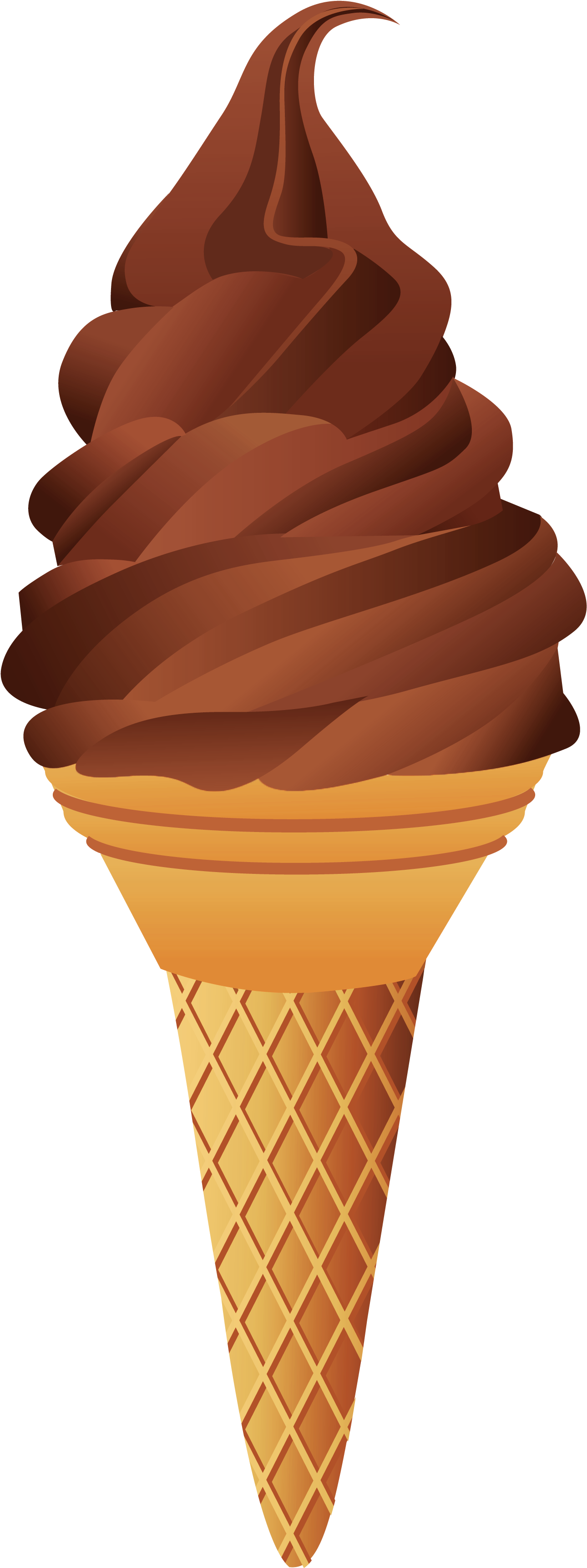 Chocolate Clipart Transparent Background - Chocolate Ice Cream Clipart (1515x3567)