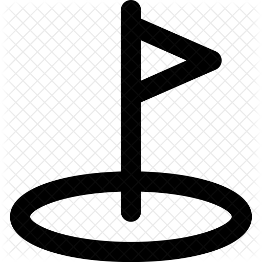 Golf, Hole, Flag, Game, Play, Sport Icon - Golf Course (512x512)