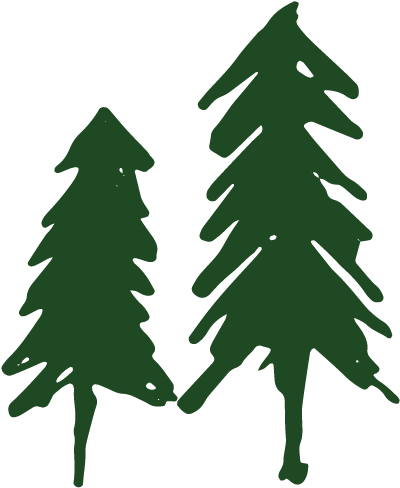 Big Pine Cabin - Christmas Tree (455x512)