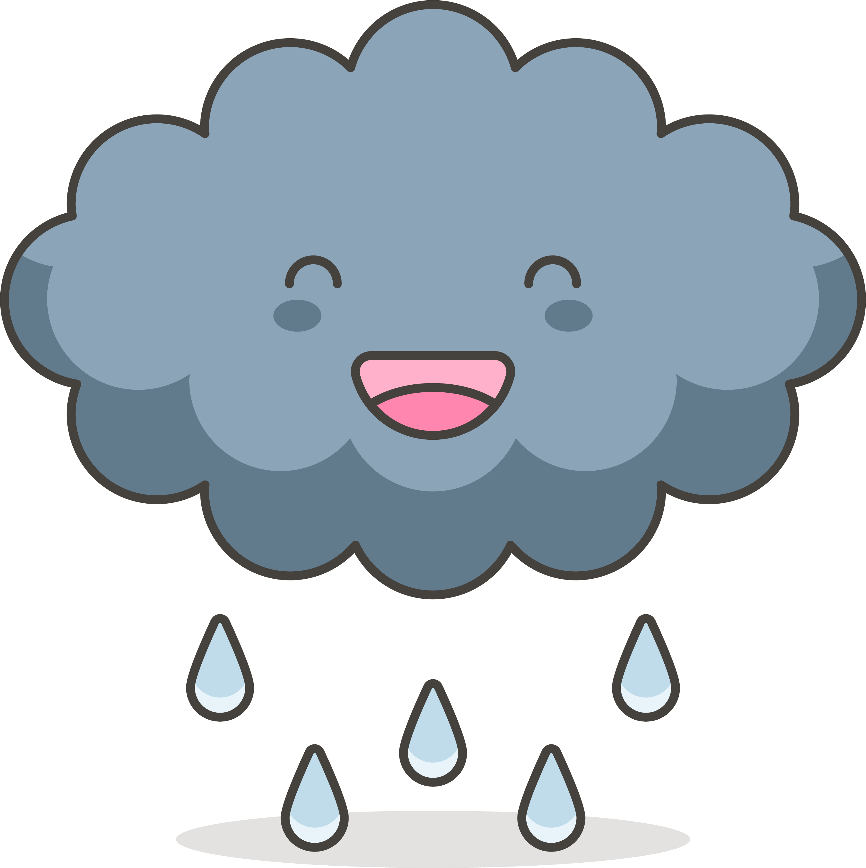 Cloud Clip Art - 烏雲 卡通 (2942x2949)