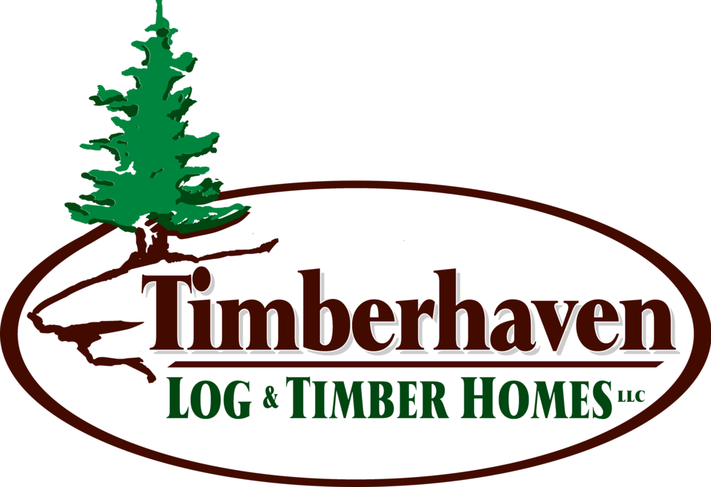 Timberhaven Logo For Tranquil Log Homes - House (1000x686)