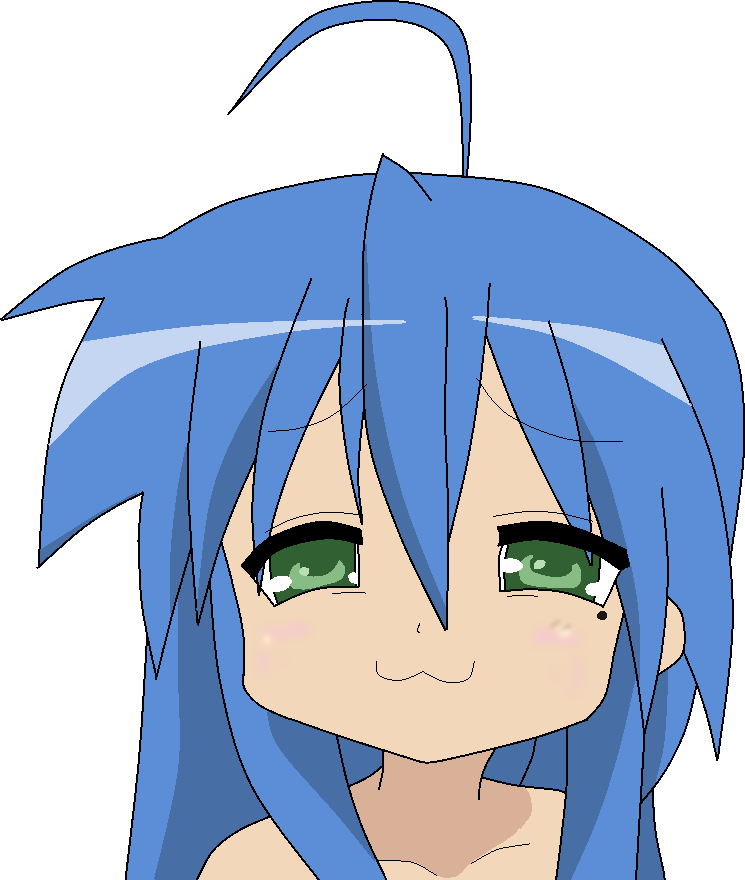 Konata Izumi Cat Face (745x880)