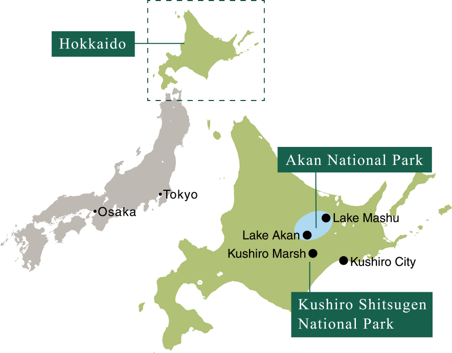 What Is The Mizu No Kamuy Tourism Area - Kushiro Shitsugen National Park Map (884x692)