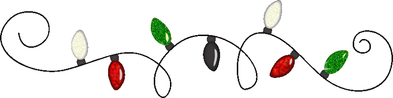 Graphics For Christmas Lights Glitter Graphics - Animated Christmas Lights Gif (800x201)