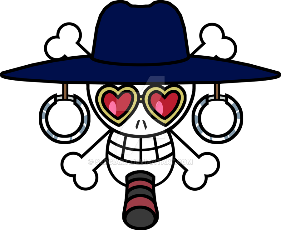 Jango Jolly Roger By Sergiart - One Piece Flag (900x736)