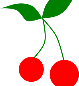 Cherry Clipart Single Cherry - Cherry (450x300)