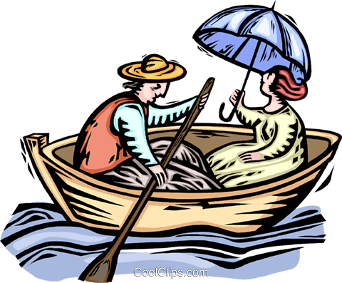 Row Boat Clipart Transparent Background - Man Rowing Boat Clipart (480x397)