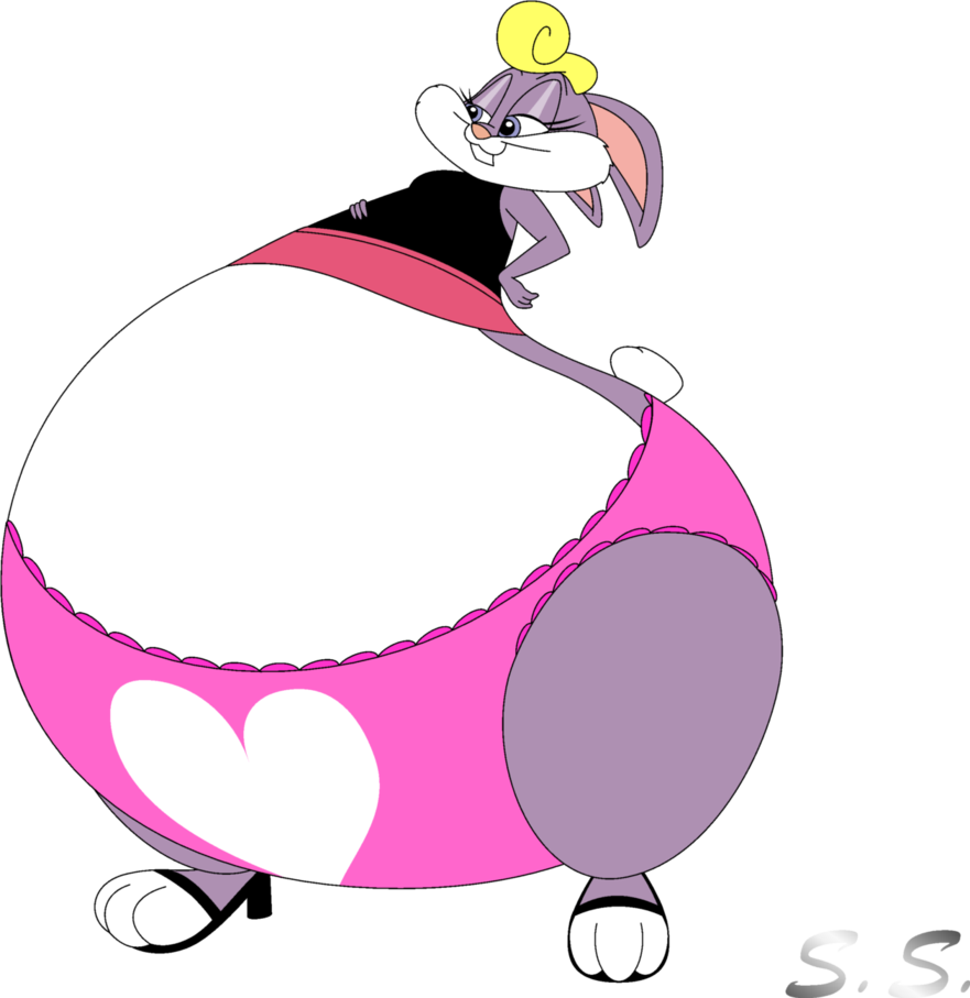 Fat Binky Bunny By The Silver Soldier - Binky Bunny Tiny Toon (1259x1296)