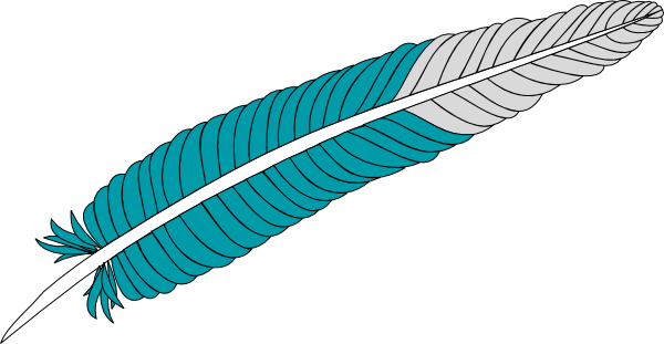 Indian Feather Clipart - Indian Feather Clip Art (600x311)
