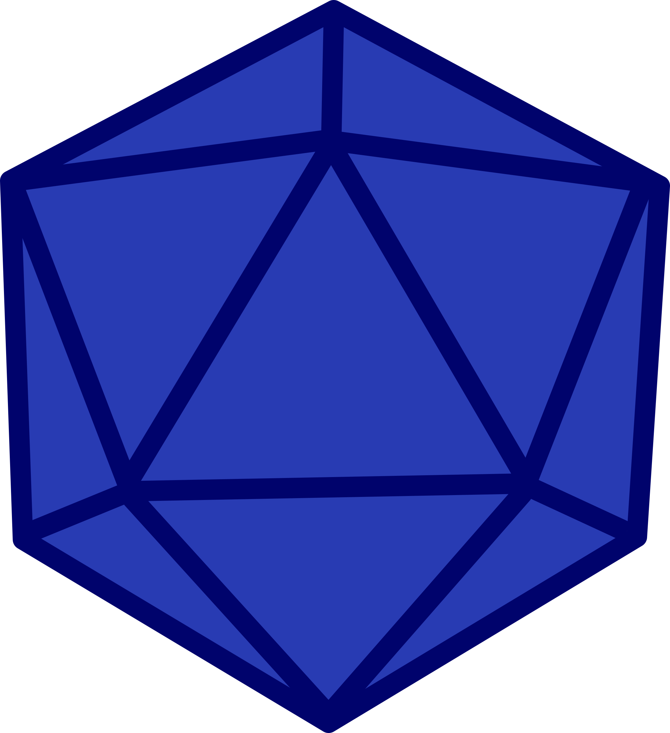 D20. Икосаэдр DND. Двадцатигранник ДНД. 20 Гранник