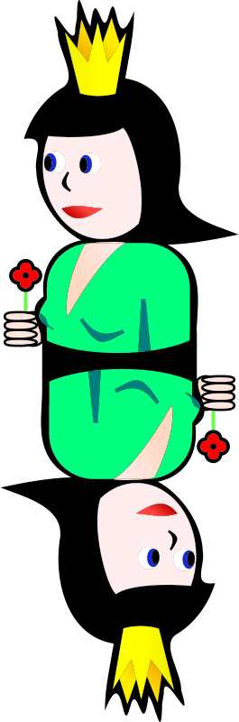 Get Notified Of Exclusive Freebies - Queen Clip Art (265x800)