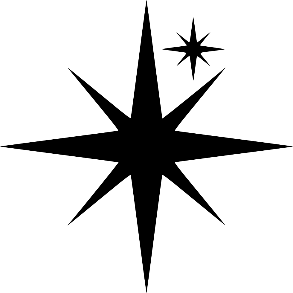 Sparkles Comments - Star Of Bethlehem Template - (980x980) Png Clipart ...