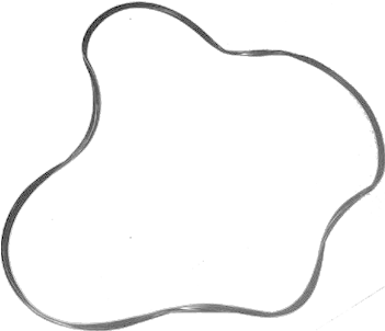 Уплотнитель Стекла Заднего Наружный Chery Amulet - Line Art (514x360)