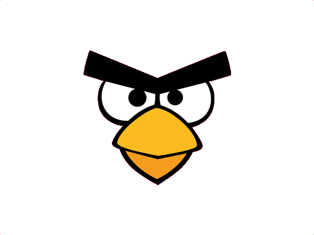 Angry Bird Printable Faces Worksheet & Coloring Pages - Angry Birds Action Game (640x480)