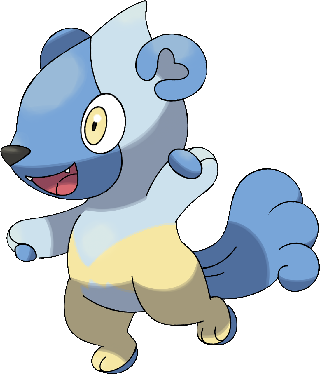 Wadrop - Polar Bear Fakemon (1280x1280)