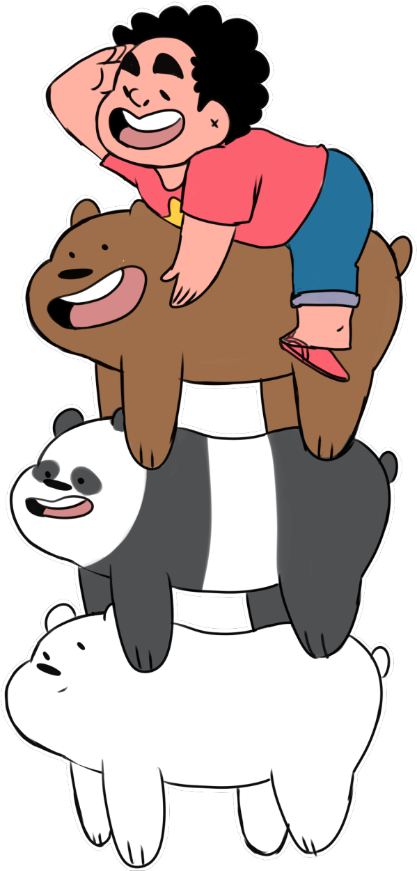 Bear Giant Panda Man Facial Expression Mammal Cartoon - Cartoon (1280x1344)
