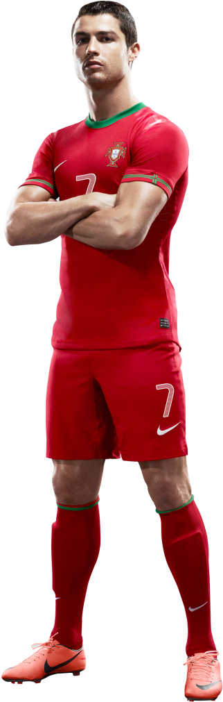 Cristiano Ronaldo Portugal National Football Team Real - Cristiano Ronaldo Portugal Png (500x1124)