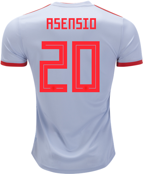 Spain 2018 World Cup Marco Asensio - Equipamento Espanha Mundial 2018 (600x600)