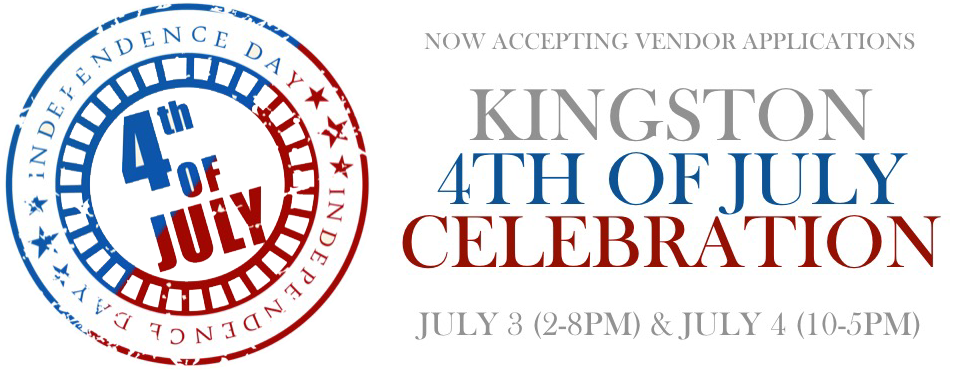 2018 Kingston 4th Of July Celebration - Baskerville Old Face Font (953x370)