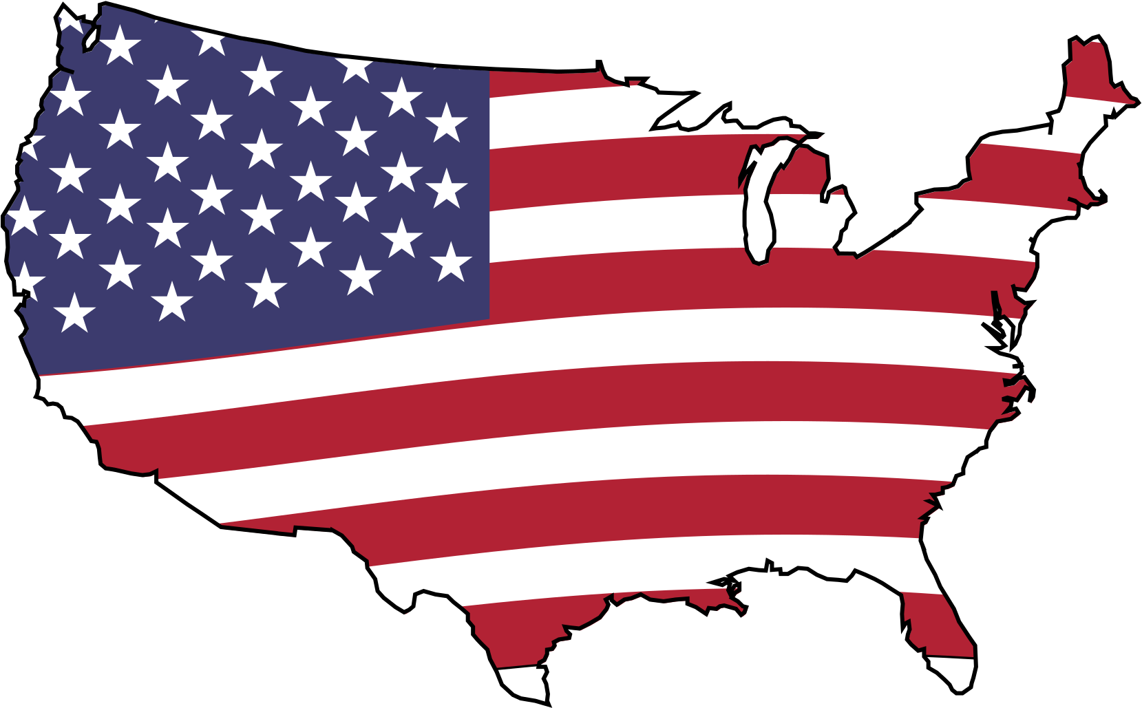 American Pride - Usa Flag (2400x1200)