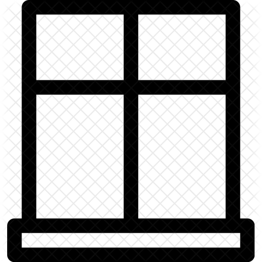 Window, Glass, Mirror, Home, Safety Icon - Glass Window Icon Png White (512x512)