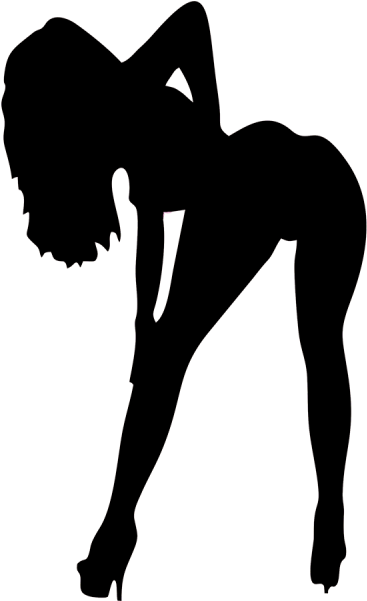 Hot Sexy Girl Woman Car Bumper Window Vinyl Decal Sticker - Stickers Sexy (600x600)