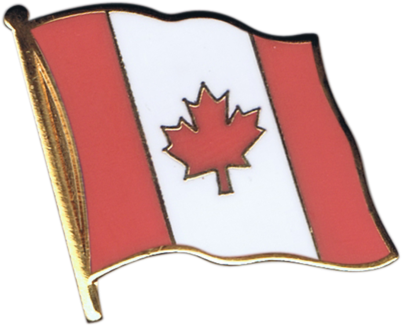 Canada Flag Pin, Badge - Canada Flag Pin Badge 2x2cm (1500x1197)