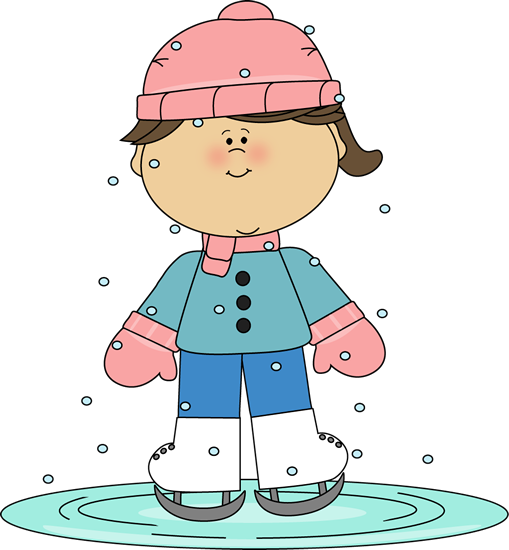 Skating Snow Clipart - Ice Skating Clip Art (509x550)