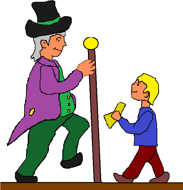 Zoo Clip Art Free - Charlie And The Chocolate Factory (599x622)