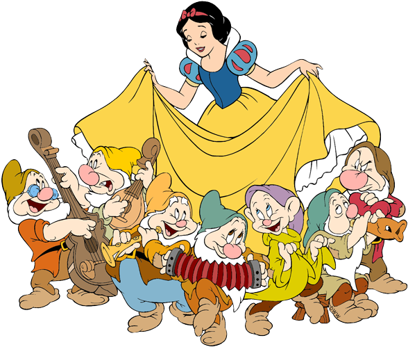 Snow Clip Art - Snow White And The Seven Dwarfs Clipart (600x508)