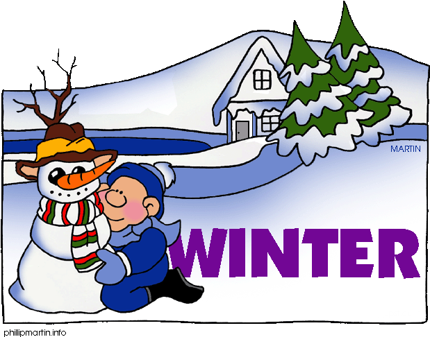 Winter School Clipart - Let It Snow Embroidery Design (648x518)