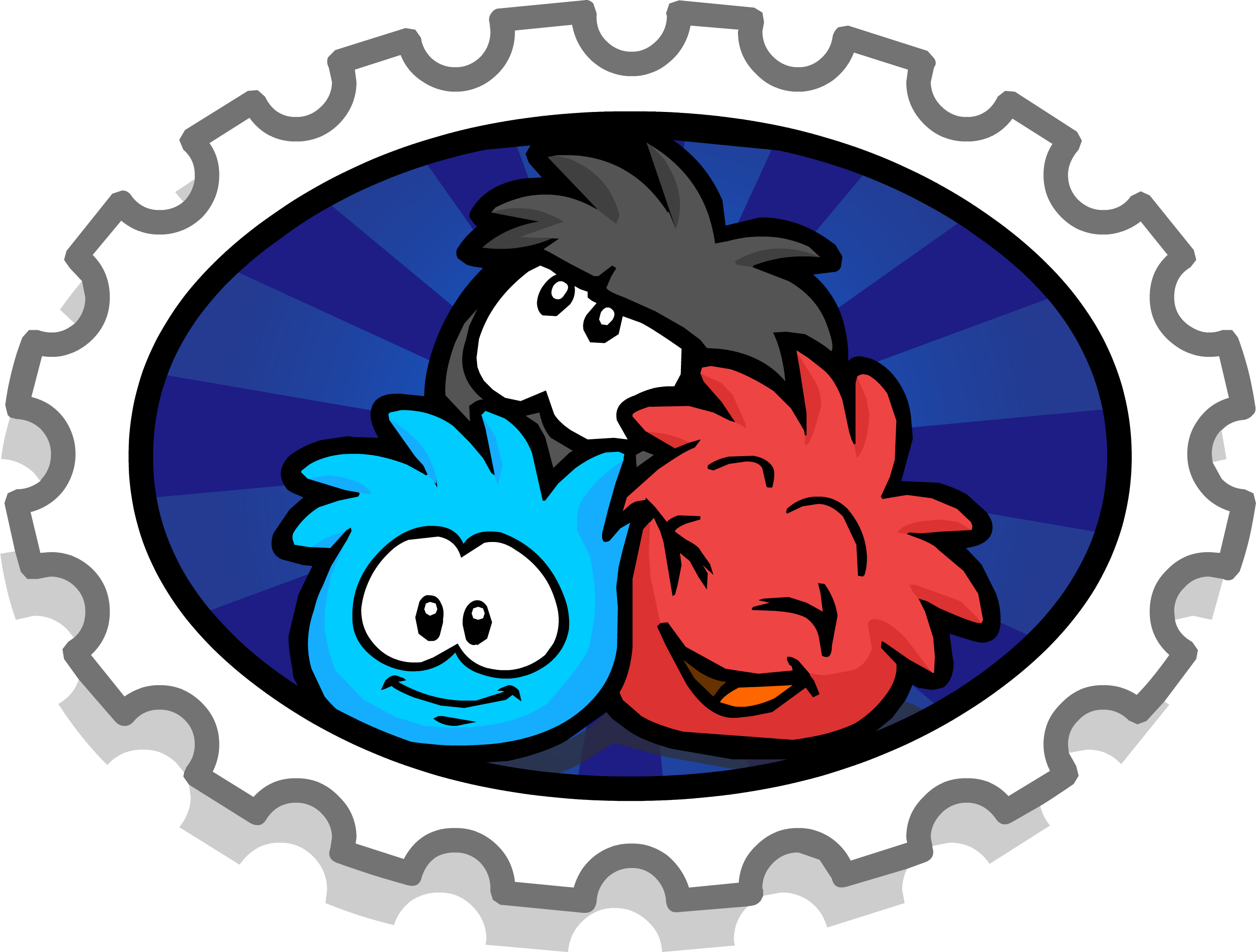 Hard, Stamp - Party Digging Up Treasure Chests (2691x2041)