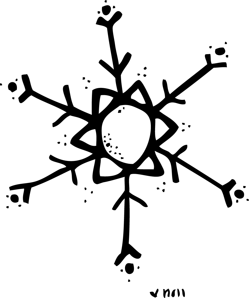 Melonheadz Snowflake Clipart - Snow Clipart Melonheadz (1002x1200)