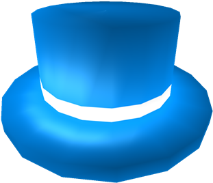 Top Hat Clipart Blue Hat - Blue Top Hat Roblox (420x420)