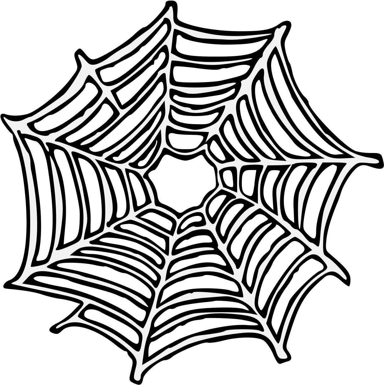 Spiderweb - Clip Art (1238x1240)