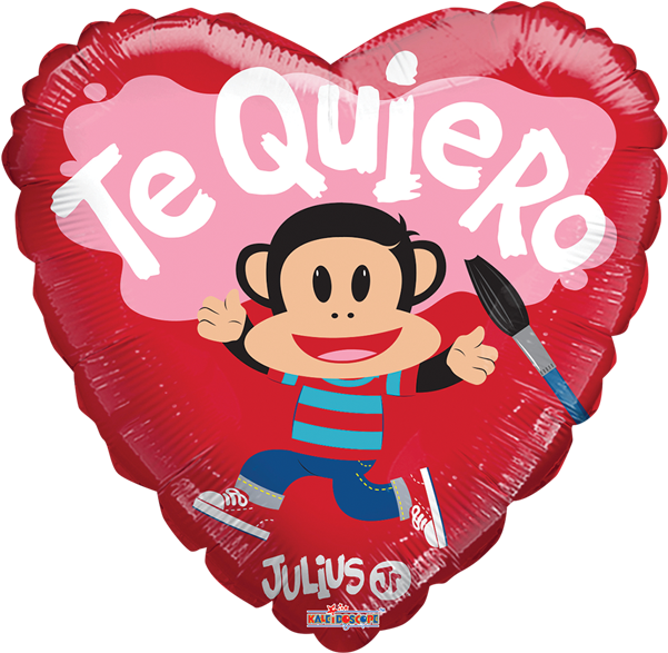 Julius Jr Te Quiero - Love You 43cm Mylar Balloon Bulk (5 Pack) (600x600)