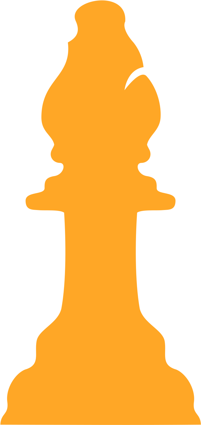 Staunton Chess Piece Bishop / Alfil - Alfil Png (2400x2400)