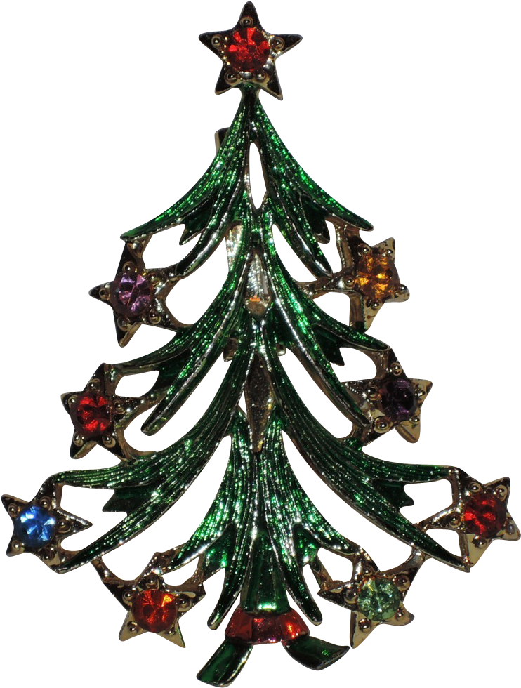 Rare Beatrix Star Spangled Christmas Tree Pin ~ Book - Christmas Ornament (979x979)