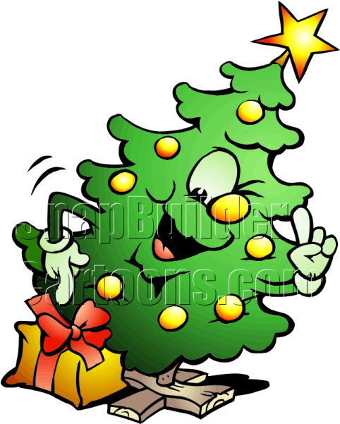 Colourful Drawing Xmas Tree (600x600)