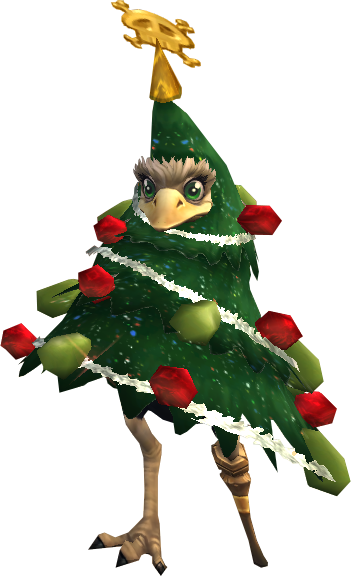 Ostrich In A Pear Tree - Christmas Tree (351x576)