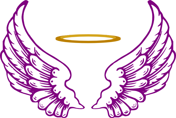 Angel Wings And Halo (600x401)