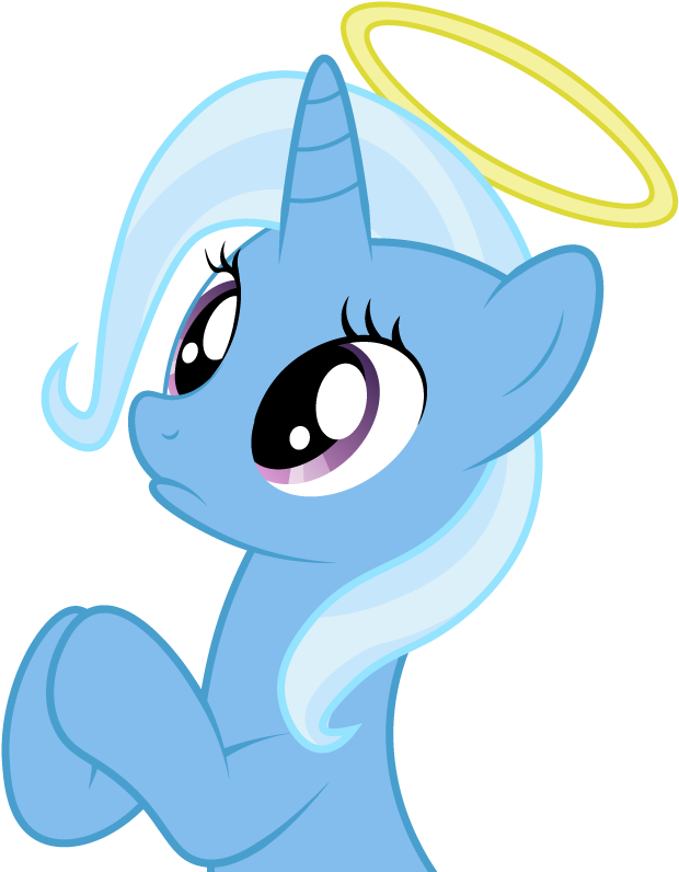 Diggerstrike, Female, Halo, Mare, Nimbus, Pony, Safe, - Cartoon (800x800)