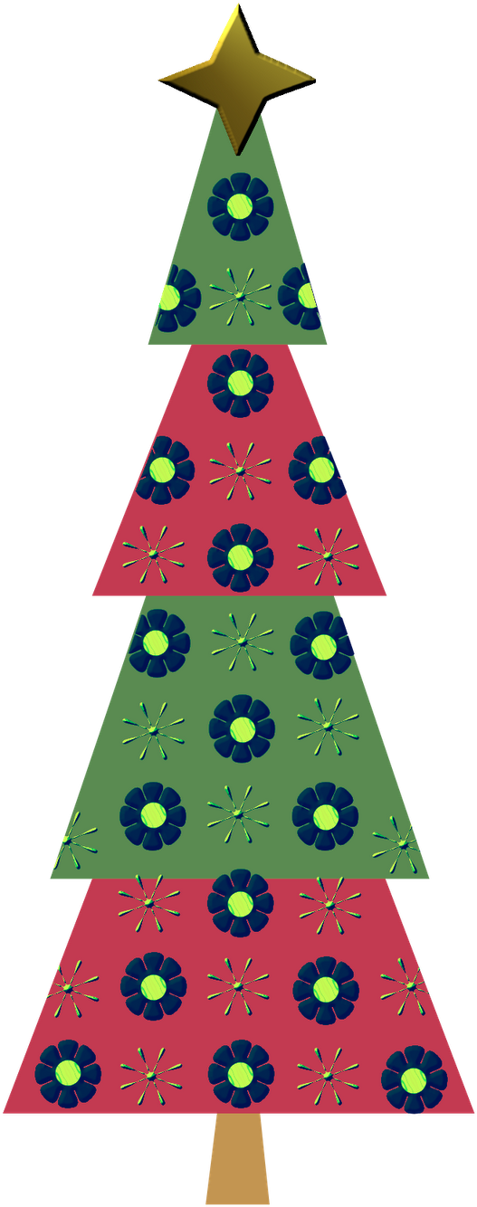 Shape Christmas Tree - Christmas Tree (758x1600)