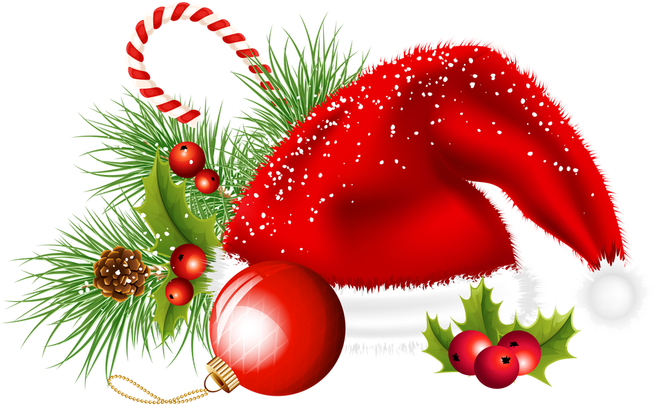Home Decor Large-size Transparent Christmas Santa Hat - Festive Reusable Holiday Bag (972x648)