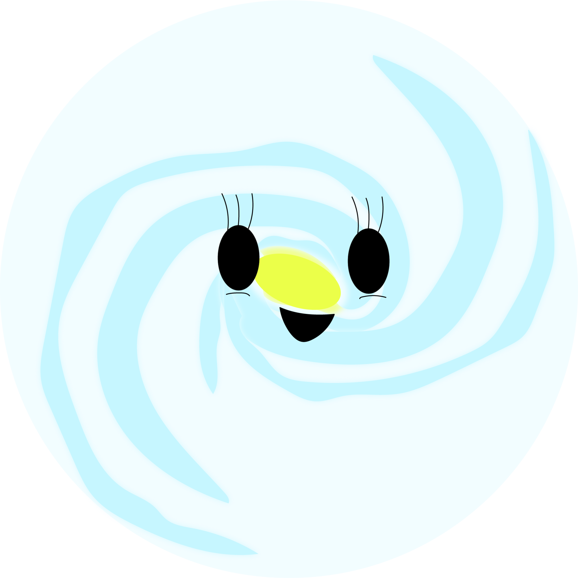 Milky Way Clipart Simple - Cartoon (2000x2001)