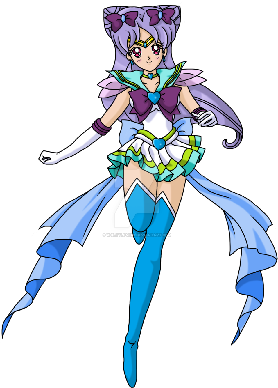 Sailor Milky Way By Violetlove88 Sailor Milky Way By - Sailor Milky Way (1024x1417)