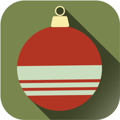 Christmas Bauble Decoration Square Icon Transparent - Icon (512x512)